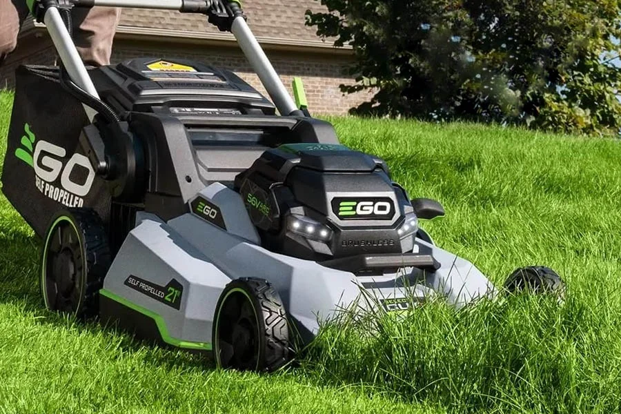 lawn mowing machine